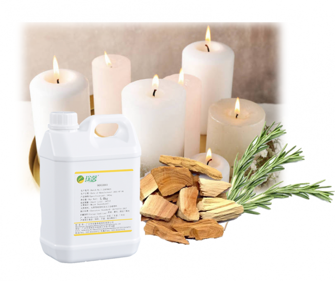 Candele liquide gialle chiare profumi foglie di eucalipto candele profumate sapori 4